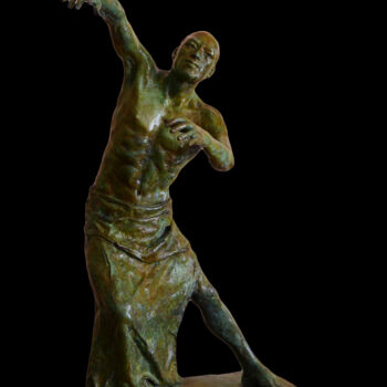 Escultura titulada "Butô 3" por Pico Sculpteur, Obra de arte original, Bronce