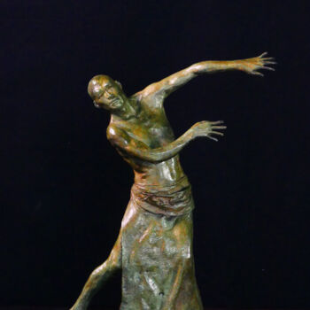 Sculpture titled "Butô 4" by Pico Sculpteur, Original Artwork, Bronze