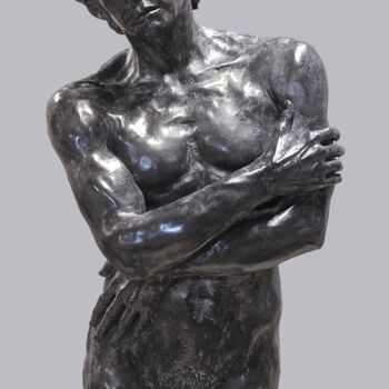 Скульптура под названием "L'attente" - Pico Sculpteur, Подлинное произведение искусства, Смола