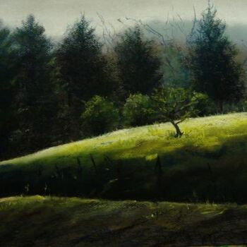 Painting titled "Morning light" by Véronique Radelet, Original Artwork