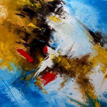 Painting titled "abstract 66219042" by Véronique Radelet, Original Artwork