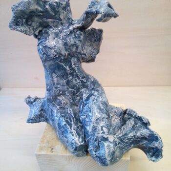 Sculpture intitulée "souffle de mer" par Véronique Soitel, Œuvre d'art originale