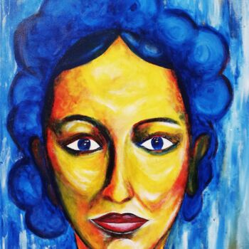 Painting titled "AGE GUERI" by Véronique Trovalet, Original Artwork, Acrylic