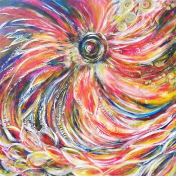 Painting titled "Harmonie" by Véronique Trovalet, Original Artwork, Acrylic