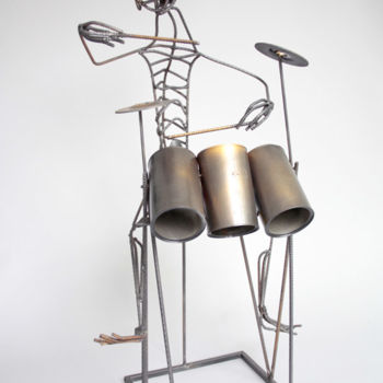 Sculpture intitulée "batteur3.jpg" par Véronique Bellot, Œuvre d'art originale