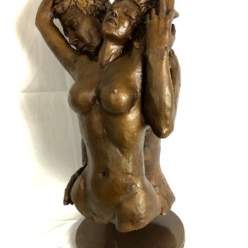 Skulptur mit dem Titel "A la folie" von Véronique Richard, Original-Kunstwerk, Terra cotta