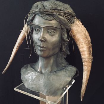 Скульптура под названием "Onomaris" - Véronique Richard, Подлинное произведение искусства, Терракота