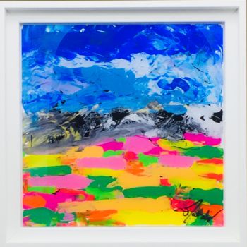 "Paysage coloré" başlıklı Tablo Alexis Mathelin tarafından, Orijinal sanat, Akrilik