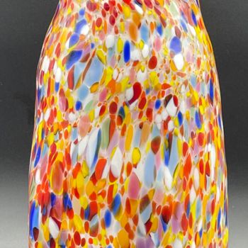 Sculpture titled "Vase déformé" by Alexis Mathelin, Original Artwork, Glass