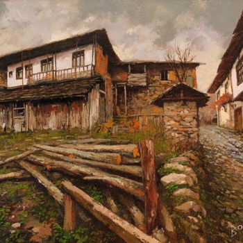 Painting titled "Village Dolen" by Verschieden, Original Artwork