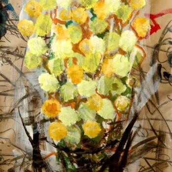 Peinture intitulée "The power to flower…" par Filip Callewaert, Œuvre d'art originale, Acrylique