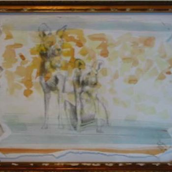 Painting titled "Nature in passing" by Veryan Edwards, Original Artwork, Oil
