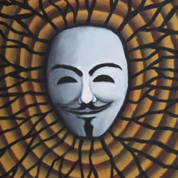 Painting titled "Anonymous" by Vesa Peltonen, Original Artwork