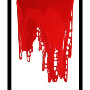 Pittura intitolato "red.jpg" da Vesna, Opera d'arte originale