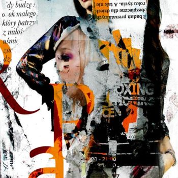 Digital Arts titled "Muse" by Tomasz Rolko, Original Artwork, Collages