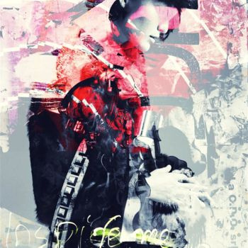 Digital Arts titled "Muse II" by Tomasz Rolko, Original Artwork, Collages
