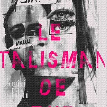 「Le talisman de rue…」というタイトルのデジタルアーツ Tomasz Rolkoによって, オリジナルのアートワーク, コラージュ