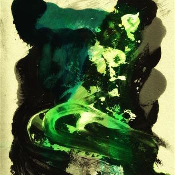 Digital Arts titled "Emerald lake" by Tomasz Rolko, Original Artwork, 2D Digital Work