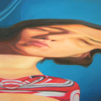 Ζωγραφική με τίτλο "Başkalaşım" από Veysel Kurucu, Αυθεντικά έργα τέχνης, Λάδι