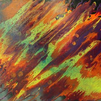 Schilderij getiteld "Explosion de couleu…" door Vgas, Origineel Kunstwerk, Acryl