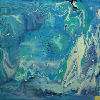 Painting titled "Le Grand Bleu" by Vgas, Original Artwork, Acrylic