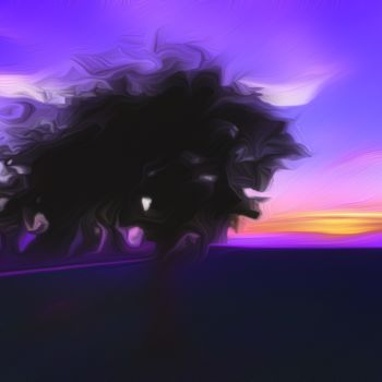 Digital Arts titled "September Dawn" by Viajacobi, Original Artwork, Digital Painting