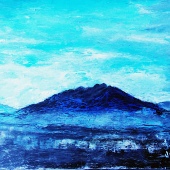 Painting titled "0027-Cerro de las M…" by Vicente Portillo O Vincent Of Houston, Original Artwork