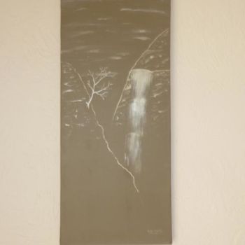 Painting titled "chute d'eau" by Victor Kuchto, Original Artwork