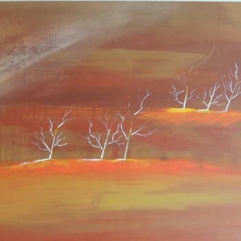 Painting titled "Modern tree 2" by Victor Kuchto, Original Artwork, Acrylic