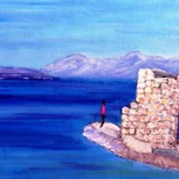 Peinture intitulée "Solitaire au Cap d’…" par Vickx, Œuvre d'art originale