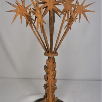 Sculptuur getiteld "Palm" door Victor Prodanchuk, Origineel Kunstwerk, Metalen