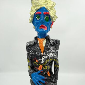 Escultura intitulada "Andy Warhol" por Victor Prodanchuk, Obras de arte originais, Alumínio