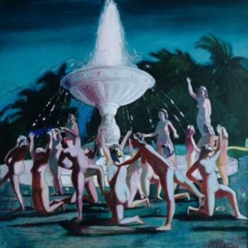 Pittura intitolato "Ritual Dances. 400x…" da Victor Sydorenko, Opera d'arte originale