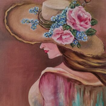 Painting titled "Romance" by Victoria Art, Original Artwork, Oil