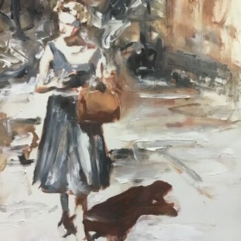 Peinture intitulée "Promenade." par Victoria General, Œuvre d'art originale, Huile