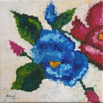 Pintura titulada "'Flori'" por Victoria Gradinar, Obra de arte original, Oleo
