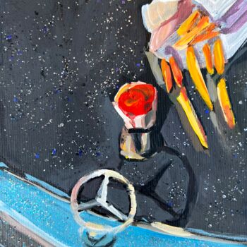 "French Fries and Me…" başlıklı Tablo Victoria Sukhasyan tarafından, Orijinal sanat, Akrilik