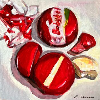 Painting titled "Still Life with Bab…" by Victoria Sukhasyan, Original Artwork, Acrylic