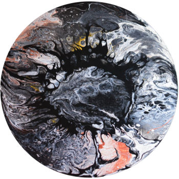 Картина под названием "Circle" - Viktorija Rutskaja, Подлинное произведение искусства, Акрил