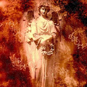 Artes digitais intitulada ""Angel"" por Vita, Obras de arte originais, Pintura digital