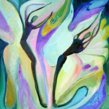 Painting titled "" Feeling "" by Victoriya A. Georgieva, Original Artwork, Oil
