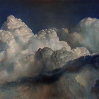 Schilderij getiteld "Nube. De la serie L…" door Victor Manuel Ojeda Collado, Origineel Kunstwerk, Olie