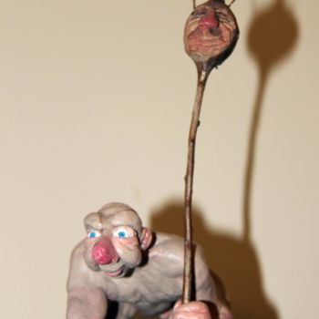 Troll with a head on a stick