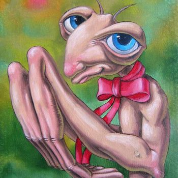 Pintura titulada "Mantis" por Victor Molev, Obra de arte original, Oleo