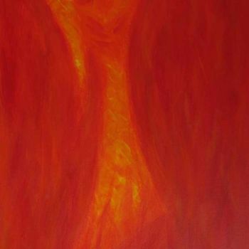 绘画 标题为“On fire” 由Vic, 原创艺术品, 油