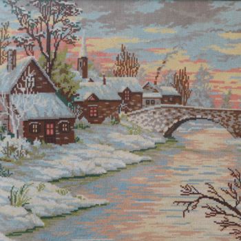 Artesanato intitulada "žiema | winter" por Vida P, Obras de arte originais