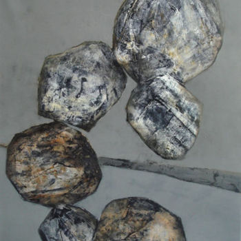 Peinture intitulée "Equilibre" par Isabelle Viennois, Œuvre d'art originale, Huile