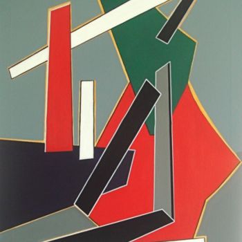 Peinture intitulée "5 composition" par Isabelle Viennois, Œuvre d'art originale, Huile