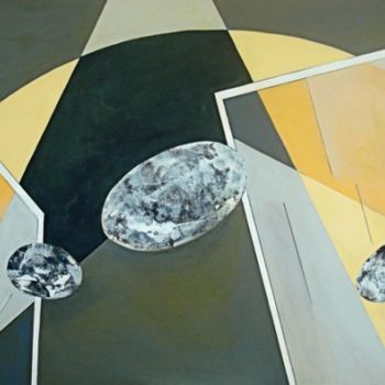 Peinture intitulée "L'échappée" par Isabelle Viennois, Œuvre d'art originale, Huile