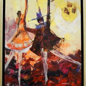 Pittura intitolato "Dance over the cryi…" da Vieraszabo, Opera d'arte originale